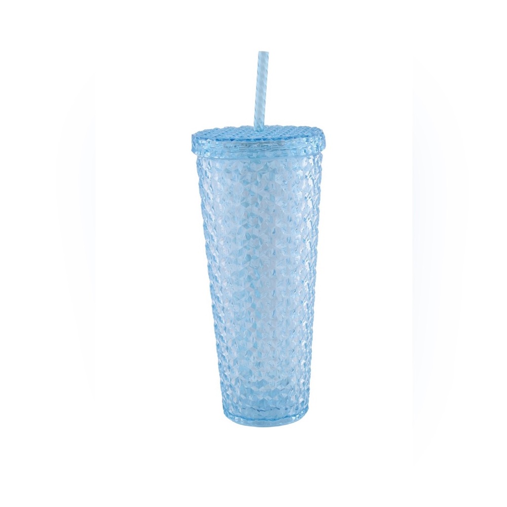 Blue Iridescent Tumbler